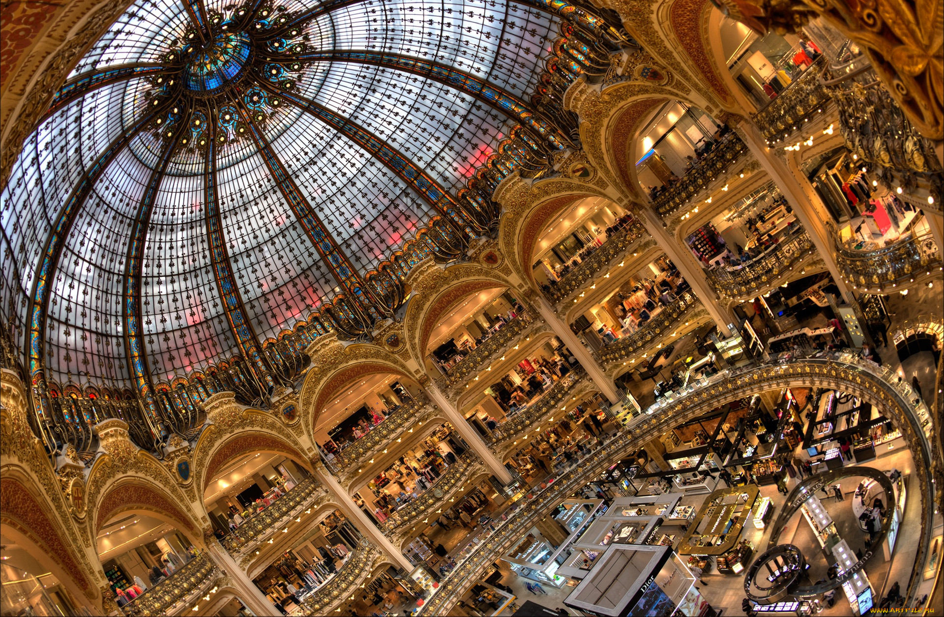 Центр франции. Универмаг Лафайет в Париже. Галерея Лафайет Galeries Lafayette. «Галерея Лафайет» (Galeries Lafayette), Париж, Франция. Галереи Лафайет Осман.